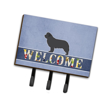 Carolines Treasures Newfoundland Welcome Leash or Key Holder BB5568TH68